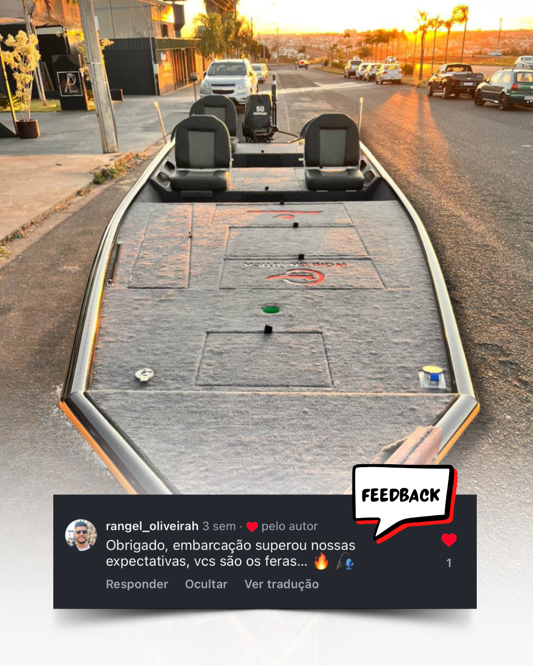 Post Instagram azul para clínica dentista